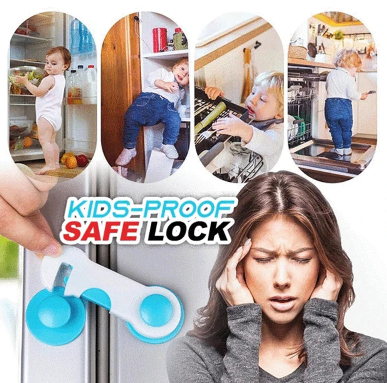 Baby Safety Lock Set for Cabinets & Drawers