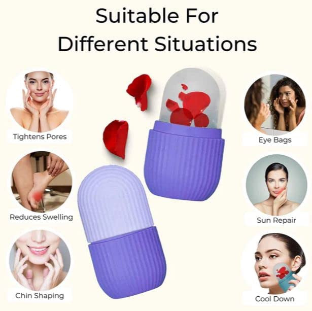 Silicone Ice Roller for Face Cooling Skin Care