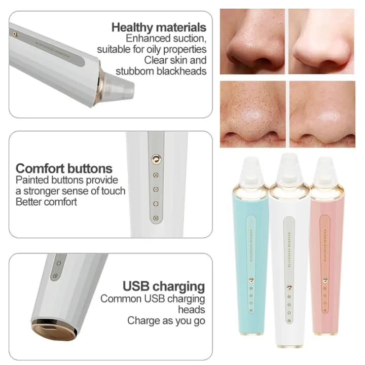 5 in 1 Electric Blackhead Remover Pore Cleaner Device