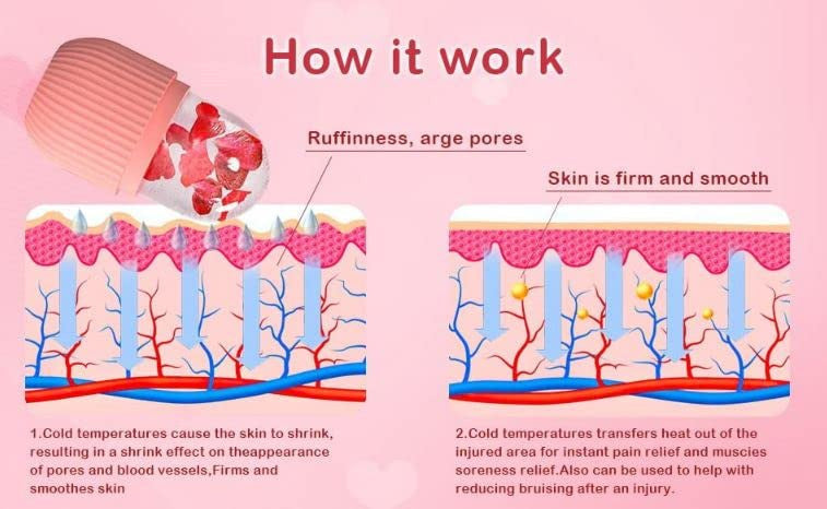 Silicone Ice Roller for Face Cooling Skin Care