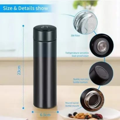 Smart LED Temperature Water Bottle Stainless Flask