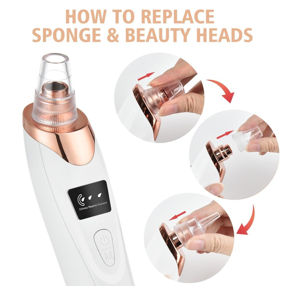 5 in 1 Electric Blackhead Remover Pore Cleaner Device
