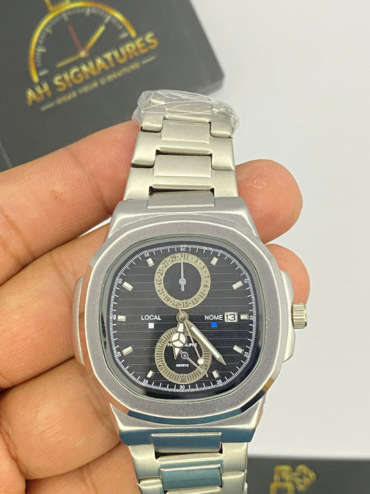 Patek Philippe Date Feature watch Black Dial Watch