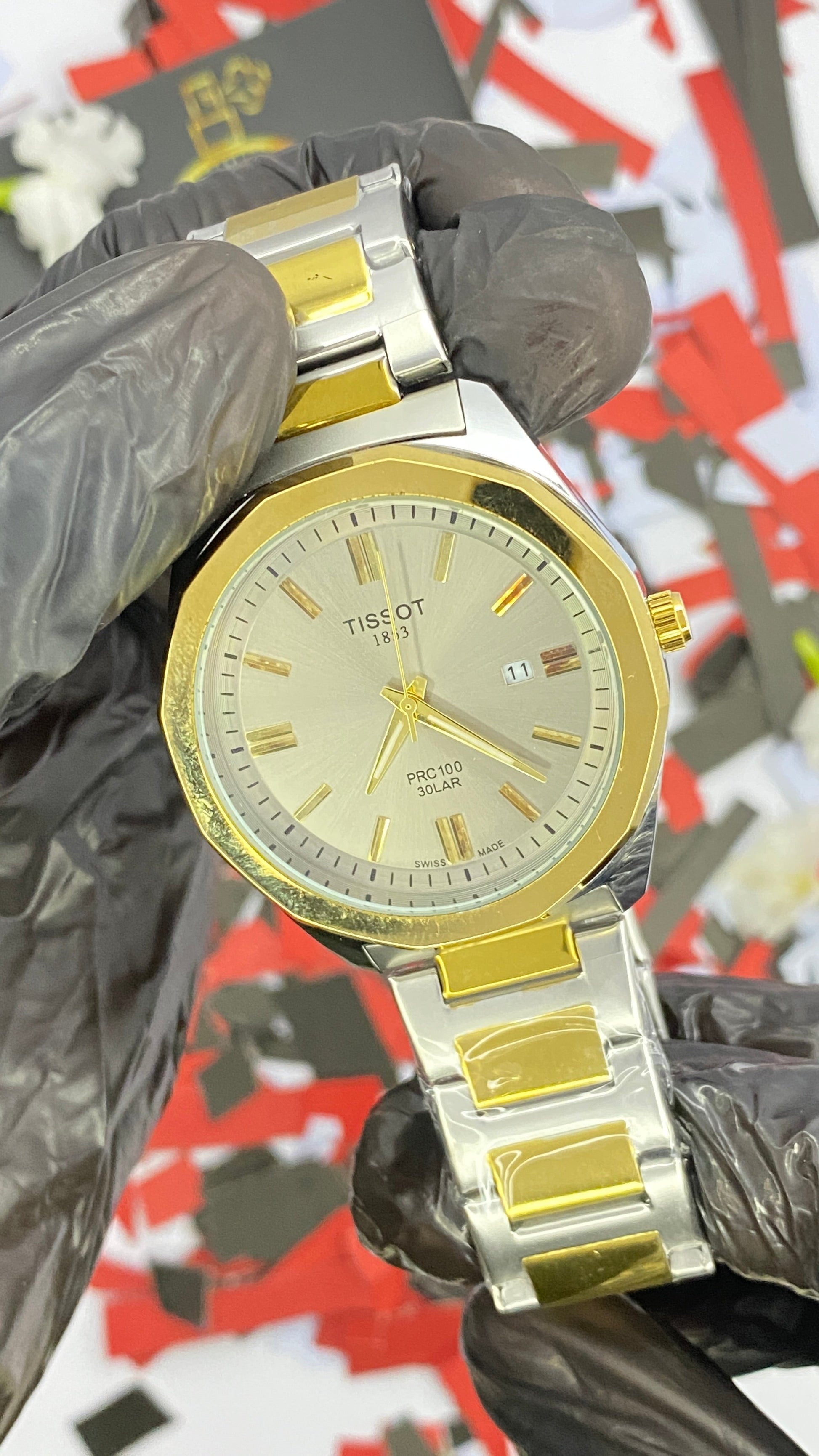 Tissot PRC 100 Solar Luxury Steel Watch