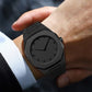 Arabic Aura Classic Watch Black Dial All Black Edition