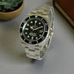 Rolex Submariner Inspired Watch Steel Black Dial